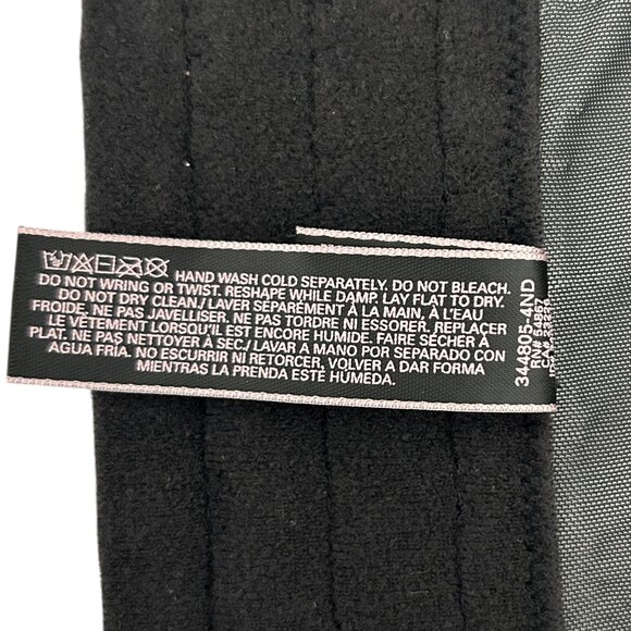 Victoria's Secret Black Floral Lace Corset Bustier Top Bra Vamp Witchy Goth 32C - Picture 14 of 15